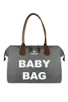 Byebye Baby Bag Anne Bebek Bakım ve Kadın Çantası ( GRI )