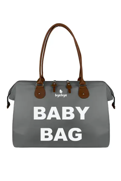 Byebye Baby Bag Anne Bebek Bakım ve Kadın Çantası ( GRI )