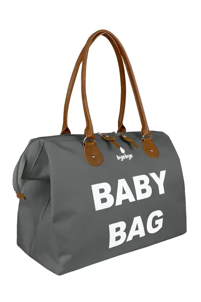 Byebye Baby Bag Anne Bebek Bakım ve Kadın Çantası ( GRI )