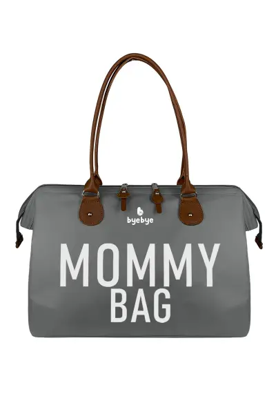 Byebye Mommy Bag Anne Bebek Bakım ve Kadın Çantası ( GRI )